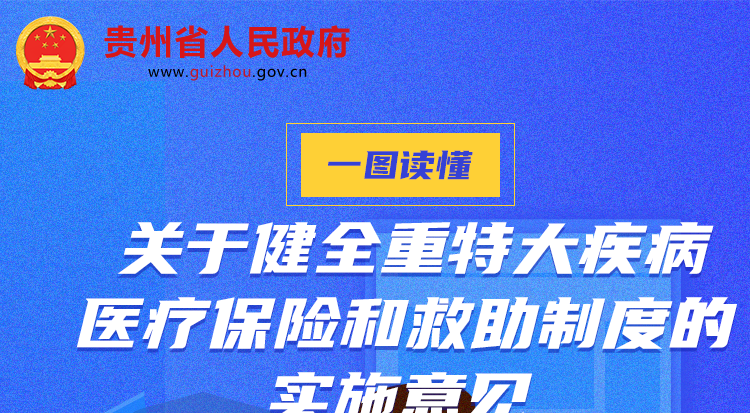 一图读懂《关于健全重特大疾病医疗保险和救助制度的实施意见》