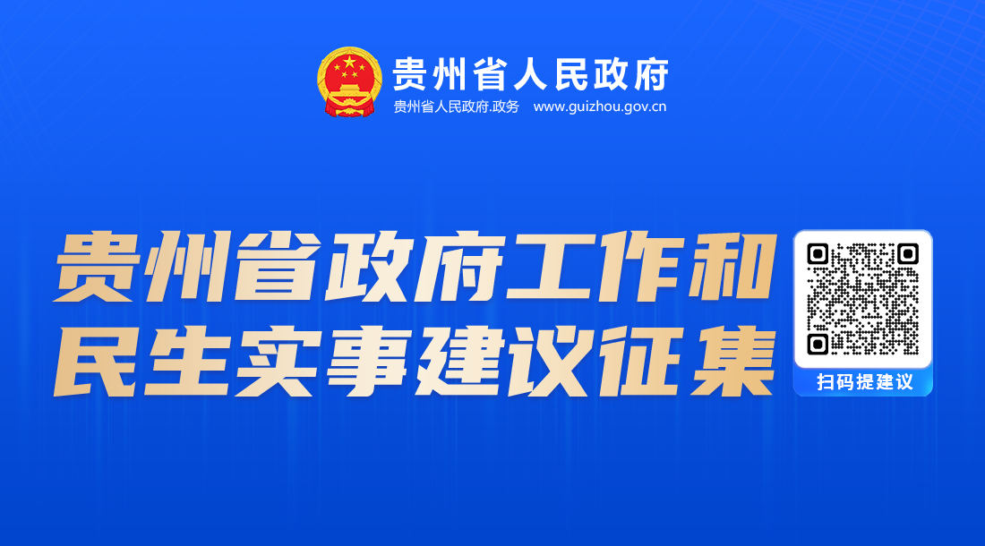 贵州省政府工作和民生实事建议征集